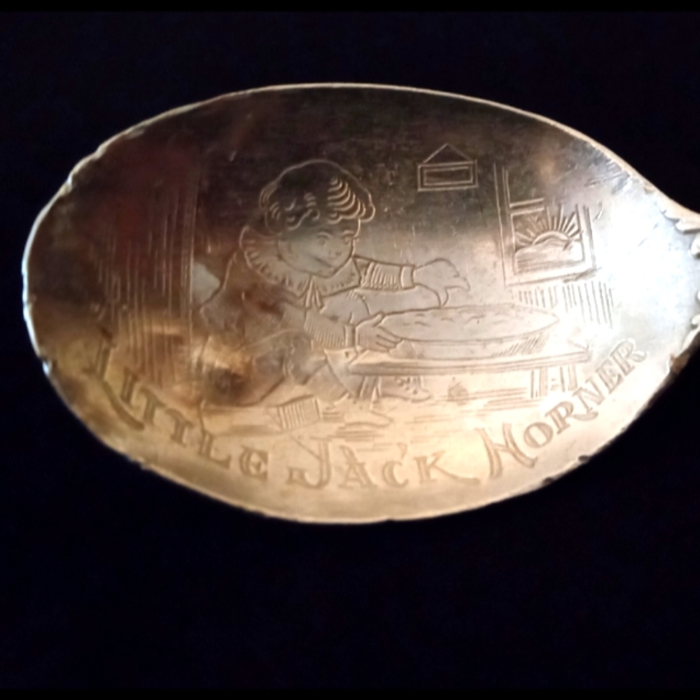 RARE Antique Sterling Silver Spoon